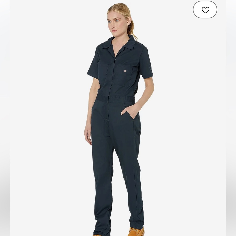 Dickies Temp-iQ Short Sleeve Flex Coverall women’s XL navy NWT
